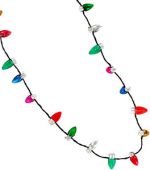 Holiday Flashing Mini Bulb Necklace