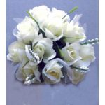 Bridal Rosebud Candle Ring - Candlelite, 6 Inch