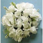 Bridal rosebud Candle Ring - Candlelite, 9 Inch