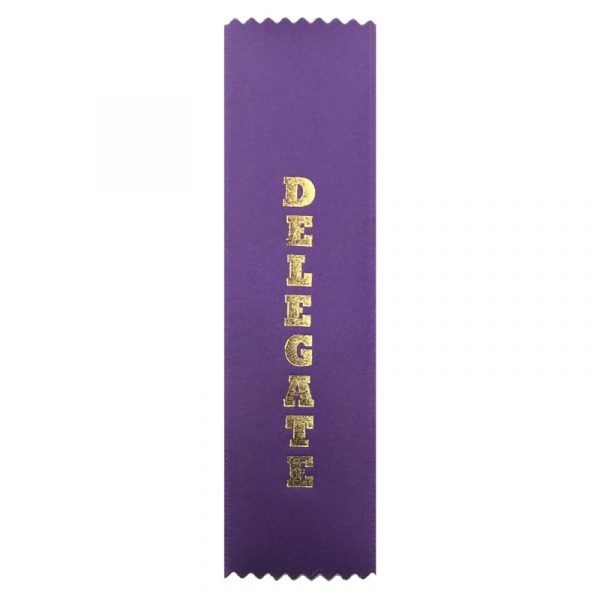 delegate award ribbon