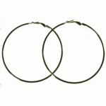 Metal Hoop Earrings - Gold
