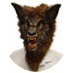 Ferocious Fangs Wolf Mask - Brown
