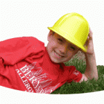 Construction Worker Helmet Hat Plastic Yellow