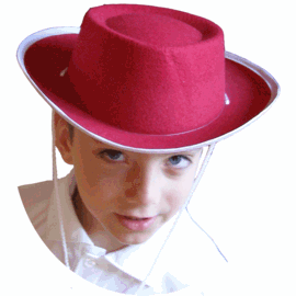 Western Hat - Red