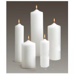 Patrician Pillar Candles White