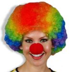 Rainbow Curly Clown Wig