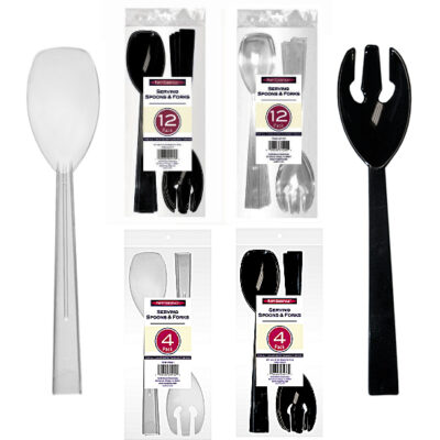 Catering Buffet 9.5" Spoons Forks Salad Dessert Bar