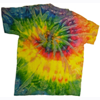 Tie-Dye T-Shirt, Neon Rainbow - Cappel's