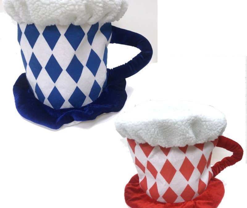 Plush Oktoberfest Beer Stein Hat
