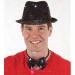 Bow tie - Light up tuxedo style w/sequins