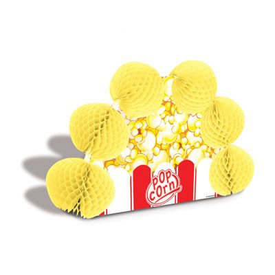 3D Honeycomb Tissue Popcorn Centerpiece