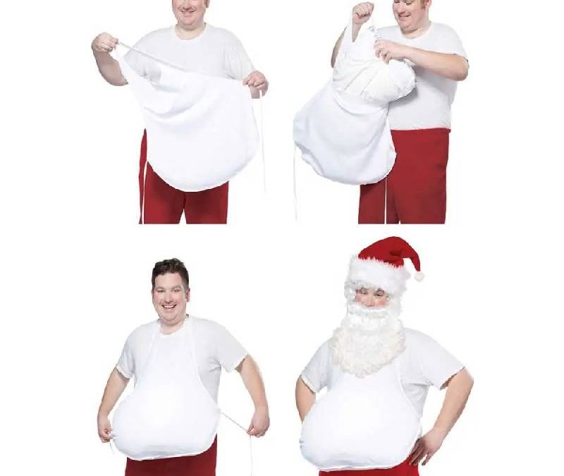 Santa Belly Stuffer Beer Belly Pregnant Belly