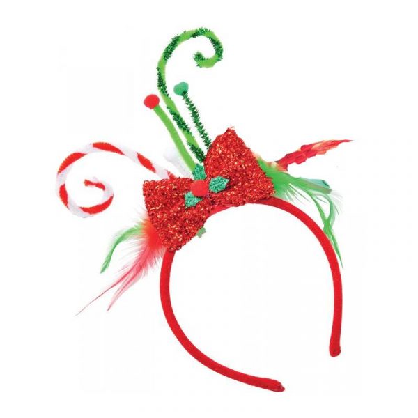 candy canes christmas headband