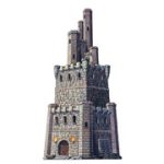 Castle Tower Cutout - 4" Tall