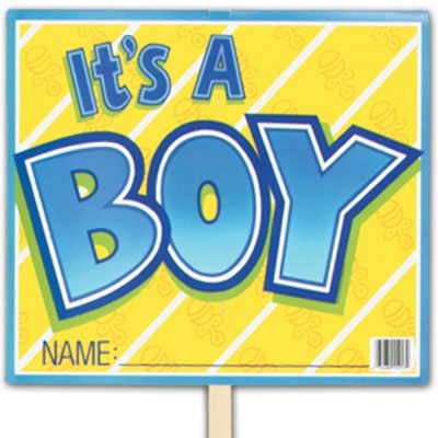 Its A Boy Yard Sign