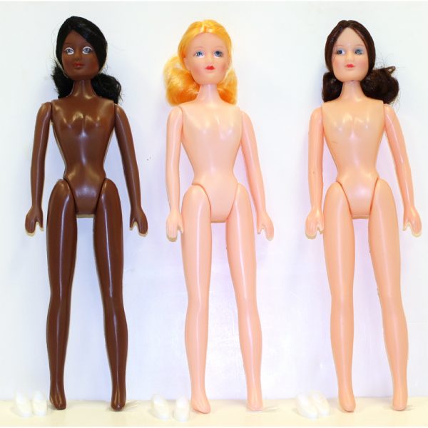 11" Plastic Undressed Craft Dolls