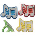 Musical notes rings