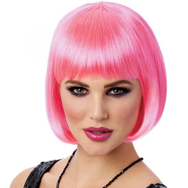 Hot Pink Bob Wig