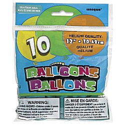 Seafoam Aqua 12" Latex Balloons