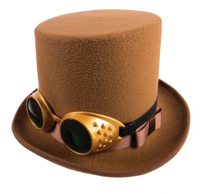 Steampunk Top Hat with Goggles