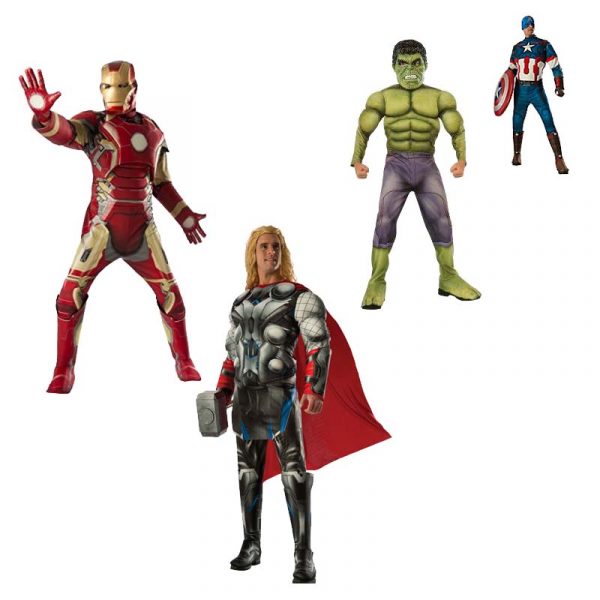 Captain America, Hulk, Ironman, Thor