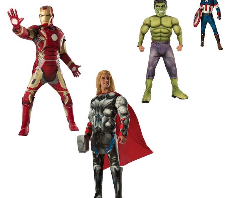 Avengers 2 Costumes Hulk Thor Captain America Iron Man
