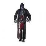 Grim Reaper Bloody Skeleton Hooded Robe