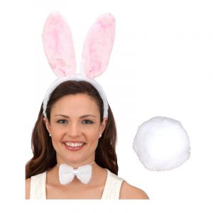 Bunny Ears tail & bow tie set