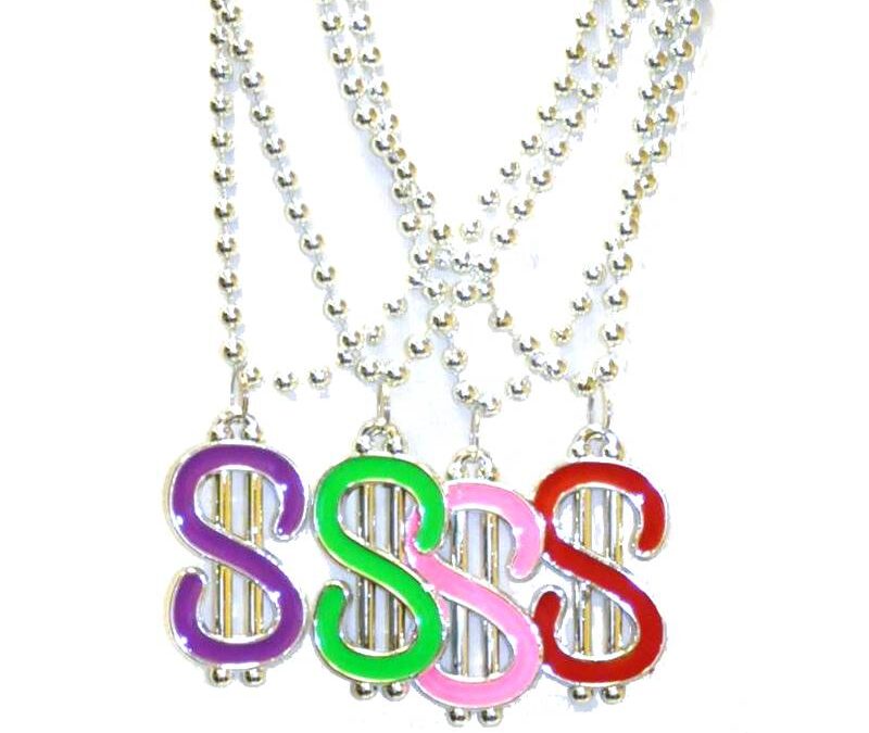 Dollar Sign Bead Necklace