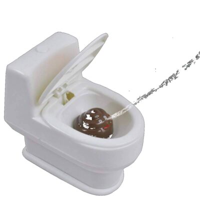 Secret Squirting Toilet