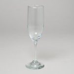 fluted champagne glass