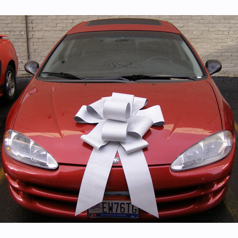 Giant car bow Large gift bow in a SHINY METALLIC MIX SUPERFAST DISPATCH!! 