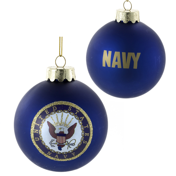 Navy Ornament
