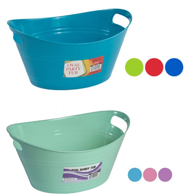 Oval Plastic Tub by Celebrate It™