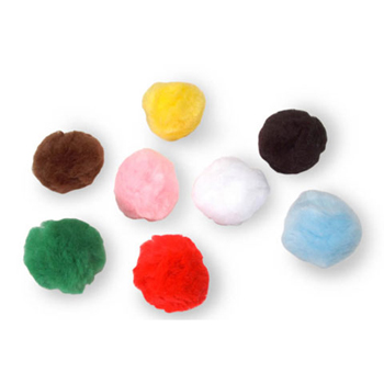 Pom Poms - crafts many sizes colors - Cappel's
