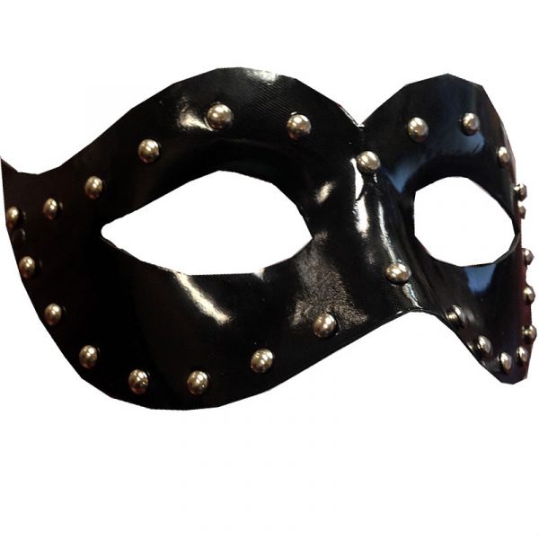 Studded Leather Half Mask