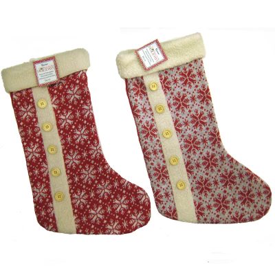 Snowflake Christmas Stocking