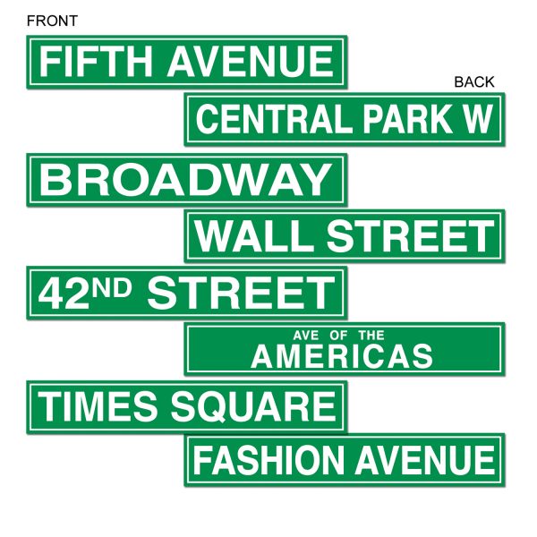 Street Sign Cutouts