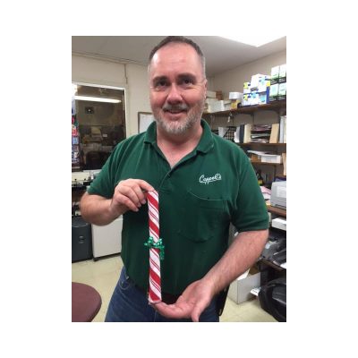 Candy Cane striped bandana