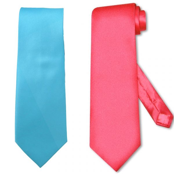 Long Tie Mens Fuchsia Turquoise 57 inch long Cappel's