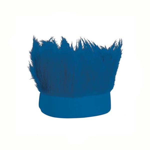 Blue Hairy Headband
