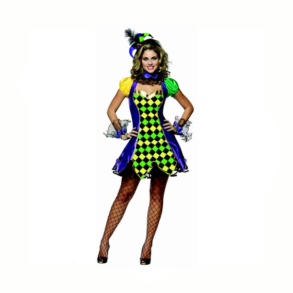 Mardi Gras Jester Costume Dress - Cappel's