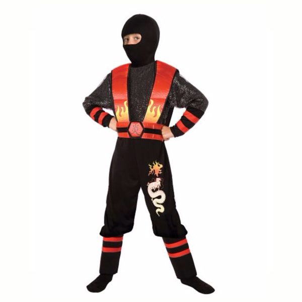 Ninja Fire Dragon Childs Costume