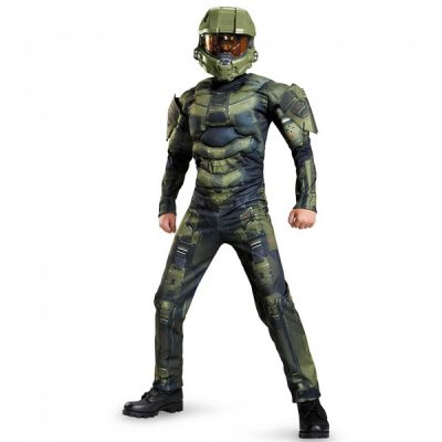 3D Halo Master Chief Jumpsuit Costume