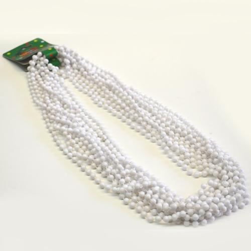 White beads