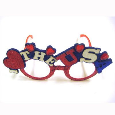 Glitter Patriotic Eyeglasses