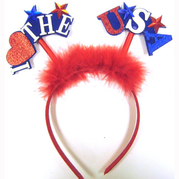 Red Patriotic Head bopper headband