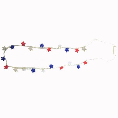 Patriotic Light up Star Necklace