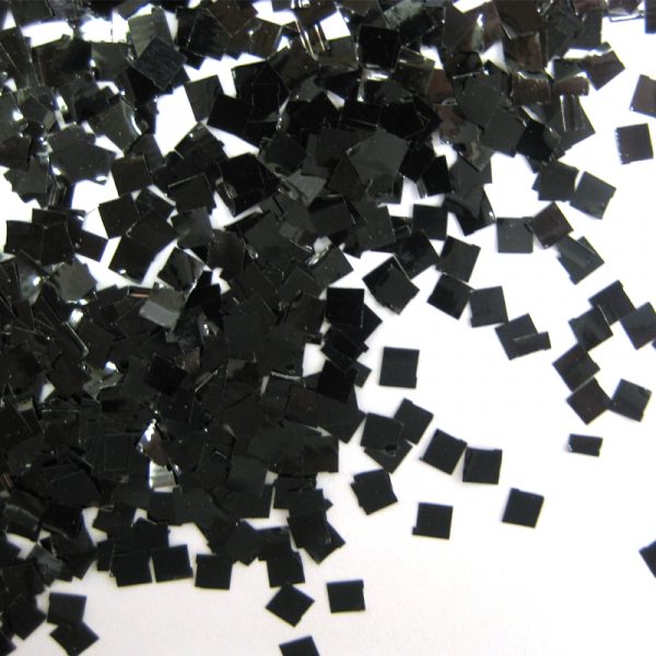 Black Jumbo Glitter Flakes