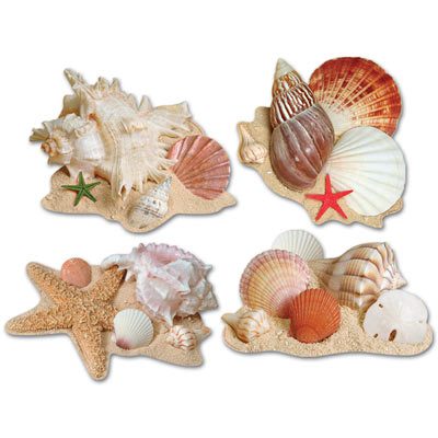 Seashell cutouts